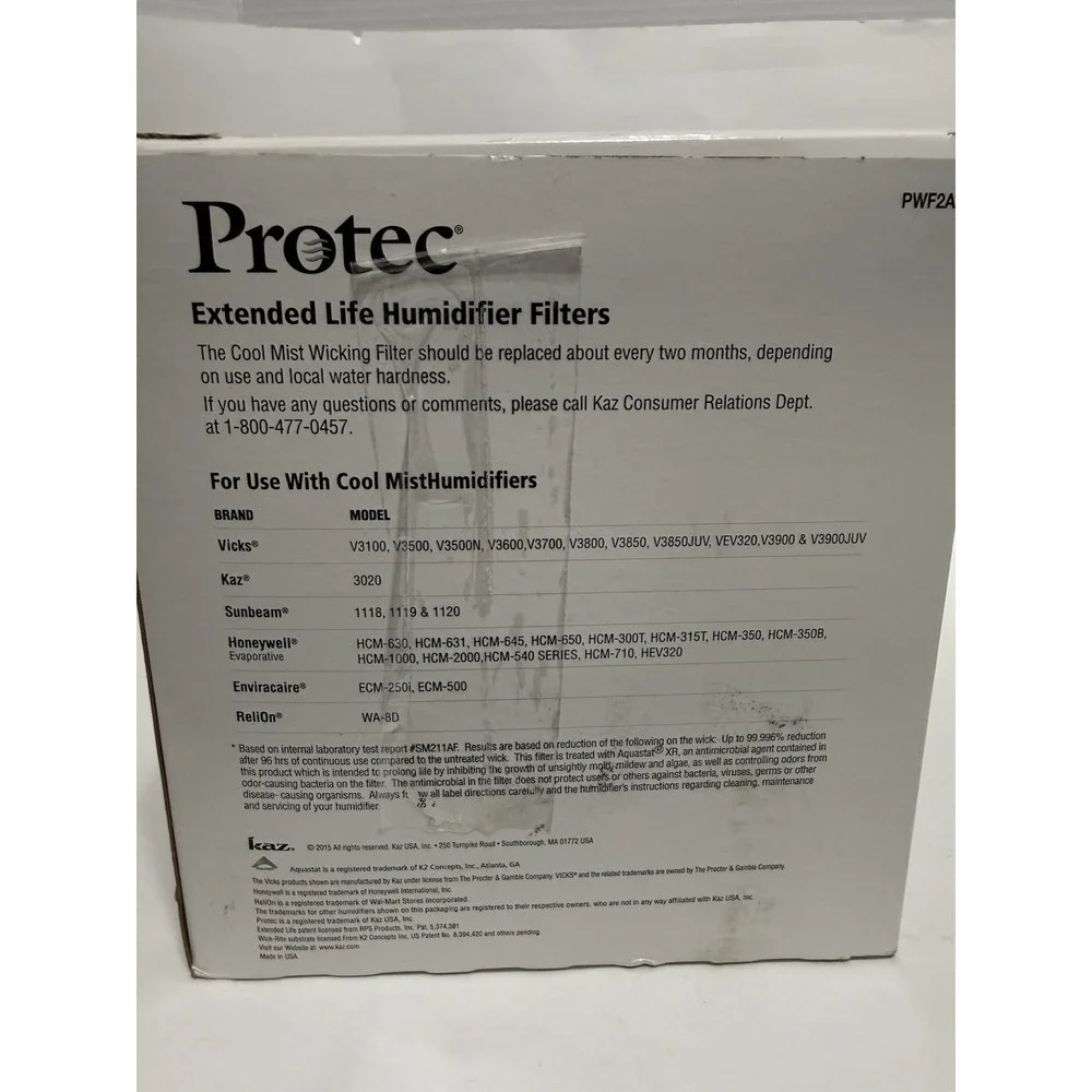 3 Pack Protec PWF2AM Humidifier Wick‎ Drum Filter Replacements